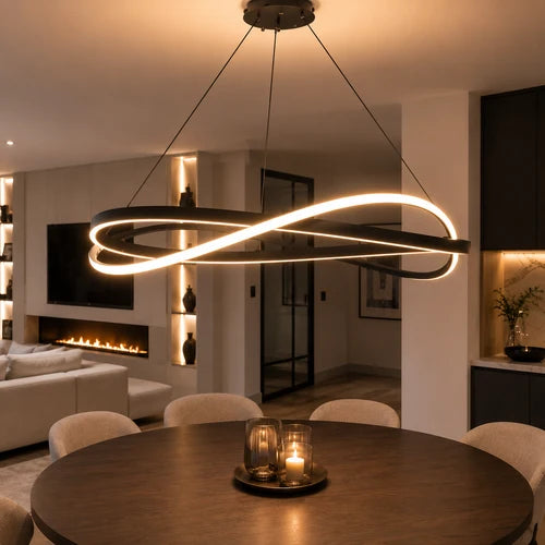 Cluster Pendant Light - Modern LED Bar Chandelier
