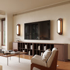 Houten wandlamp met acryl kap – 18W LED