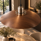 UFO-hanglamp van ijzer met driekleurige dimfunctie