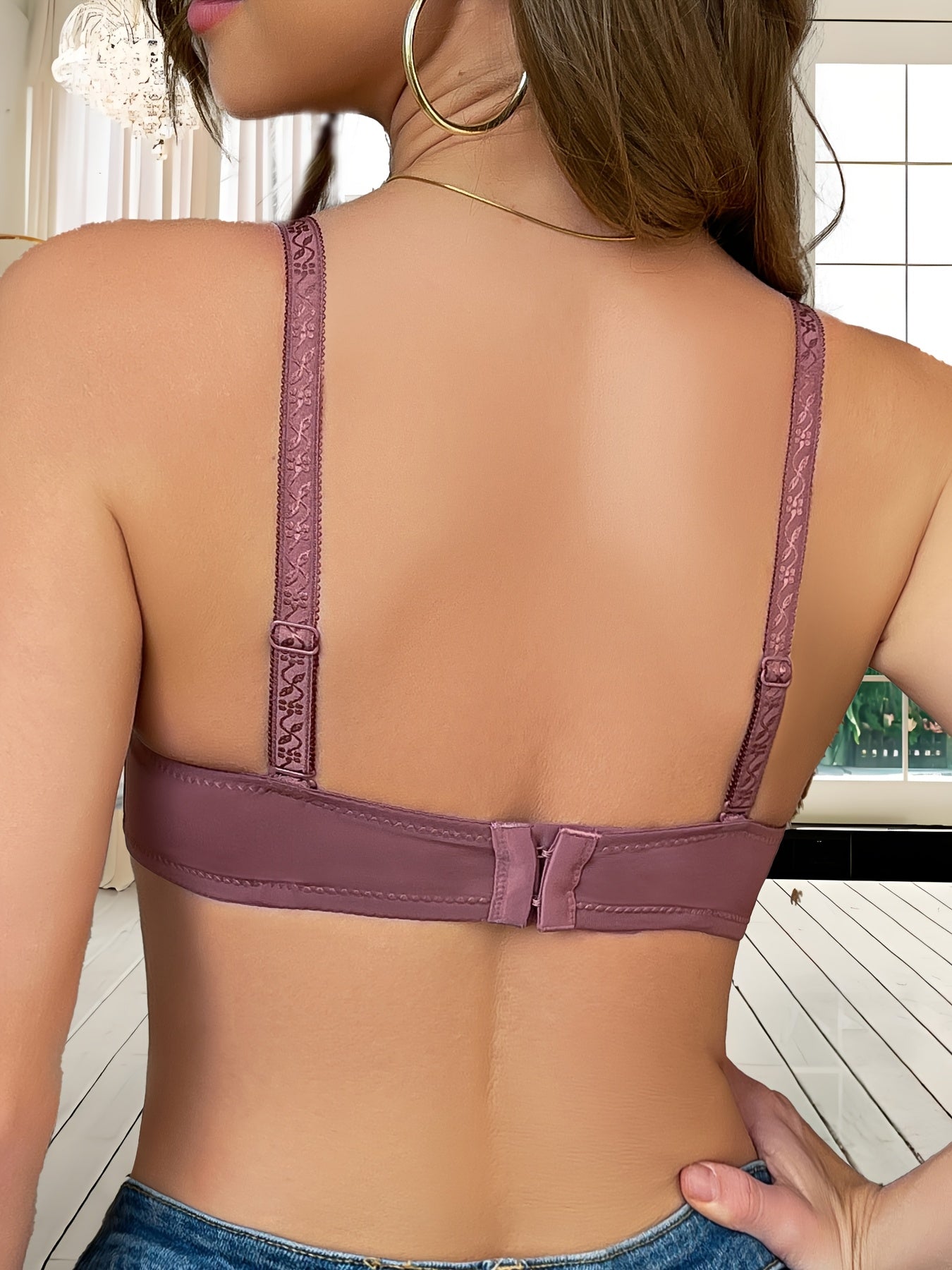 Elegant Kant met Ruffles en Beugel – Ademend en Comfortabel Lingerie