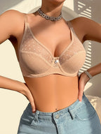 Elegante Push-up Beha met Franse Kant & Beugel – Comfortabel & Chic