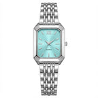 Barlèdome Dames Horloge Zilverkleurig - Rechthoekig Quartz Polshorloge 5654z