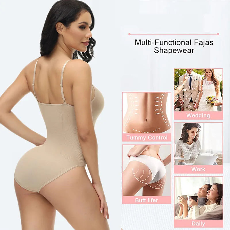 Strap Bodysuits Compression Body Suits