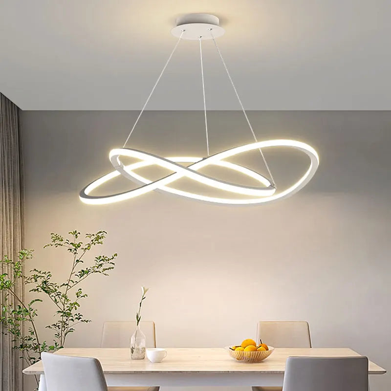 NIMBUS LED Pendant Light – Modern Dimmable Chandelier for Dining Room & Bedroom | 50–60 cm