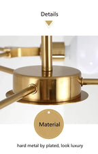 Sputnik Chandelier - Modern Art Deco Molecular Ceiling