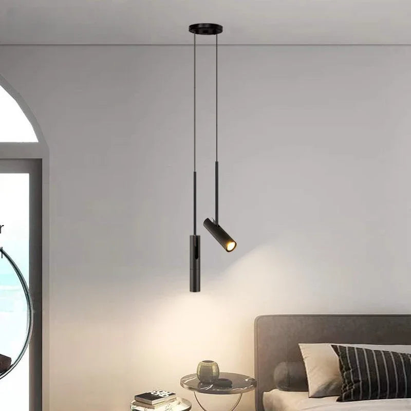 Verstelbare GU10 Spot Hanglamp Zwart / Goud