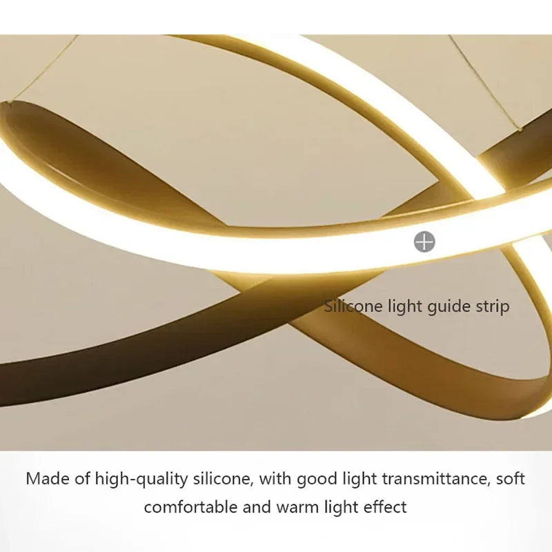 NIMBUS LED Pendant Light – Modern Dimmable Chandelier for Dining Room & Bedroom | 50–60 cm