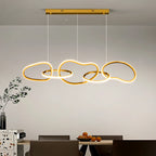 AURELIUS - Gold Ring Dining Room Pendant Light - Modern LED