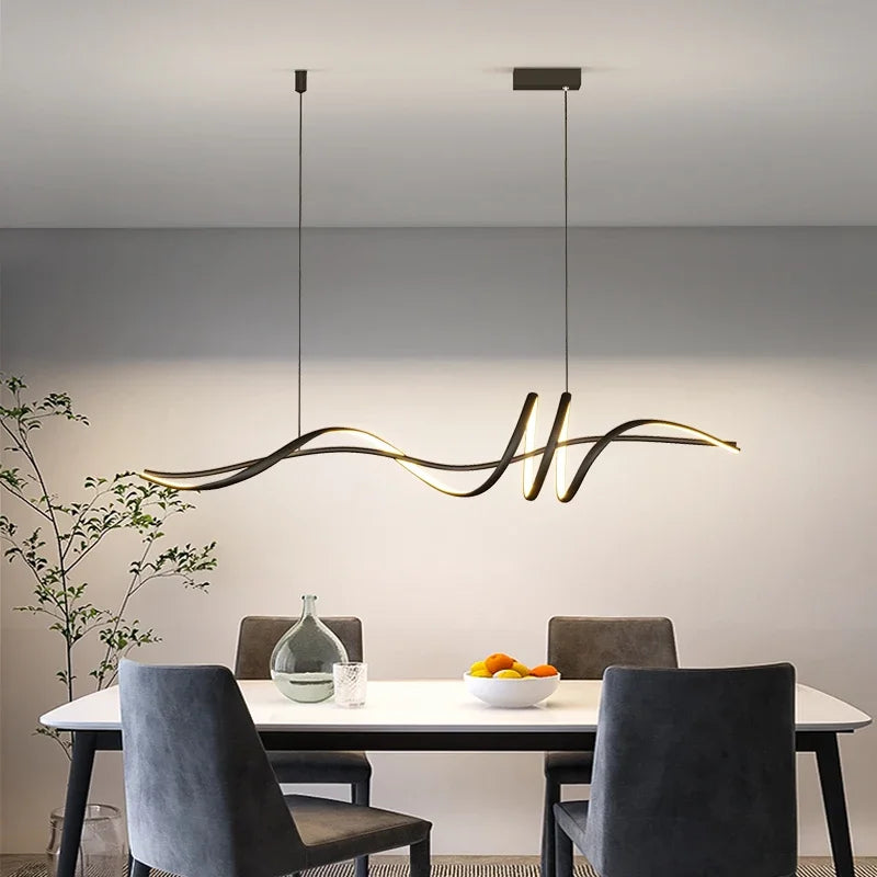 Luxury LED Pendant Light – Dining Table Design