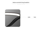 Modern Wavy Ring LED Pendant Light - Circular Designer Chandelier