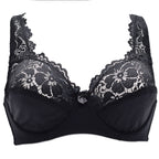 Sexy Plus Size Bh – Kant & Bloemen, Ongevoerd met Beugel