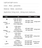 Modern Wavy Ring LED Pendant Light - Circular Designer Chandelier