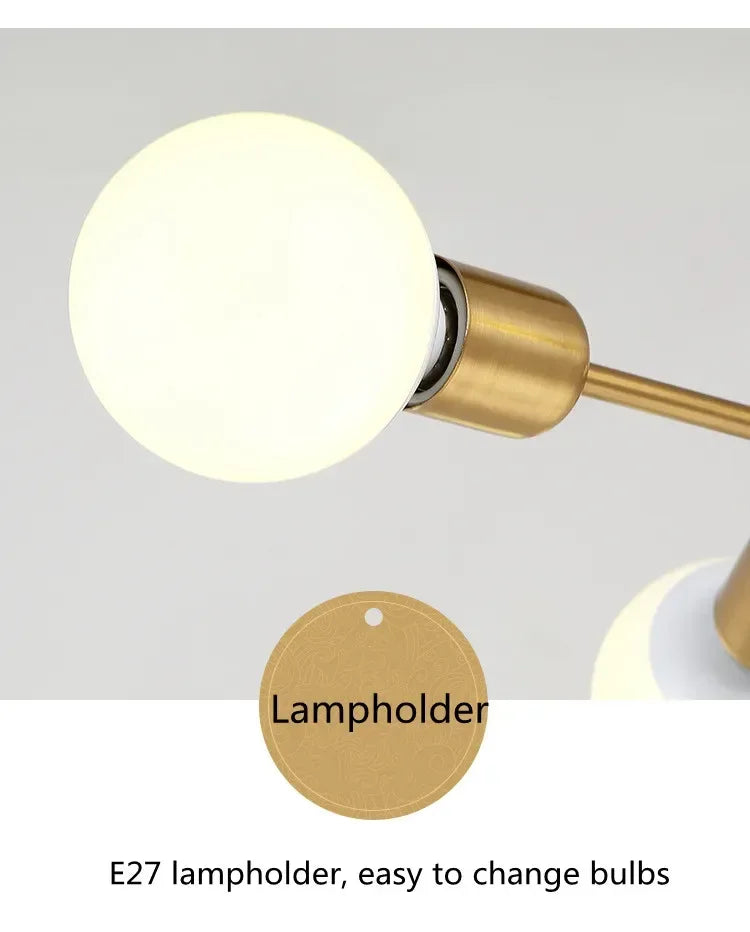 Sputnik Chandelier - Modern Art Deco Molecular Ceiling
