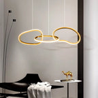 AURELIUS - Gold Ring Dining Room Pendant Light - Modern LED