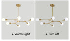 Sputnik Chandelier - Modern Art Deco Molecular Ceiling