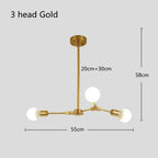 Sputnik Chandelier - Modern Art Deco Molecular Ceiling