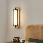 Houten wandlamp met acryl kap – 18W LED