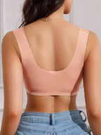Stijlvolle Lace Front Bh met Goede Ondersteuning