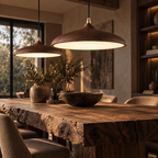 DISC Design Hanglamp Houten afwerking – Moderne LED