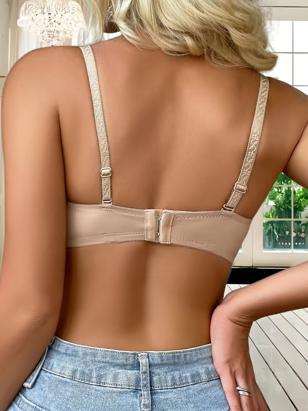 Elegant Kant met Ruffles en Beugel – Ademend en Comfortabel Lingerie