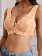 Stijlvolle Lace Front Bh met Goede Ondersteuning