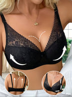 Elegant Kant met Ruffles en Beugel – Ademend en Comfortabel Lingerie