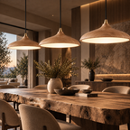 DISC Design Hanglamp Houten afwerking – Moderne LED