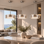 Glazen LED Hanglamp met Rookglas