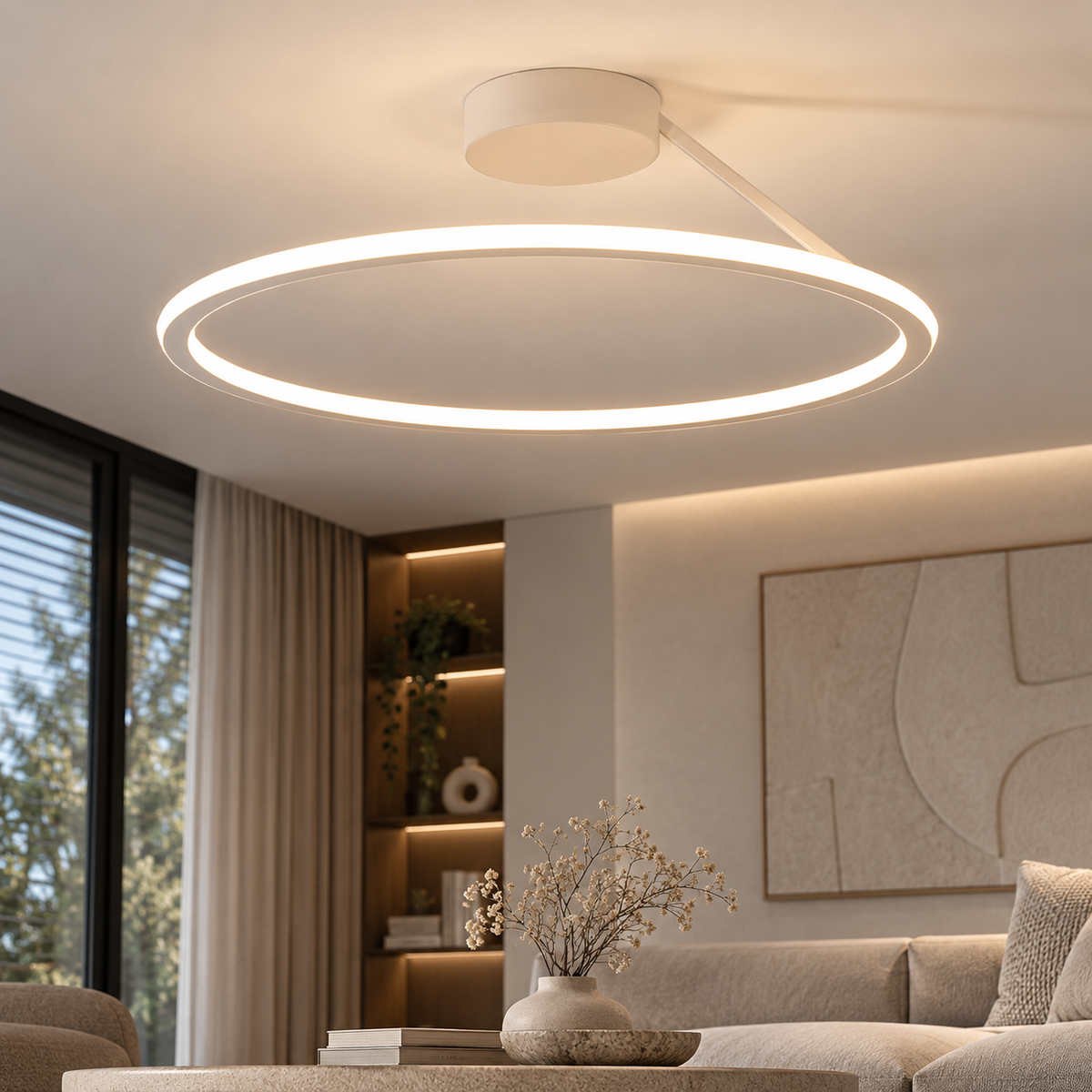 SAFORA Moderne LED plafondlamp Ring